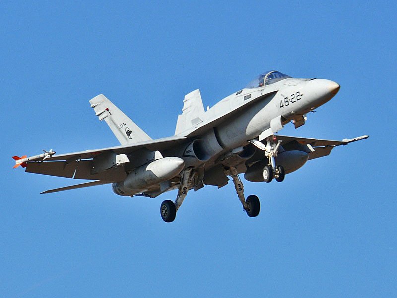 Spain Air Force Mc Donnell C 15 Hornet Airport Gran Canaria (LPA) Oktober 2007