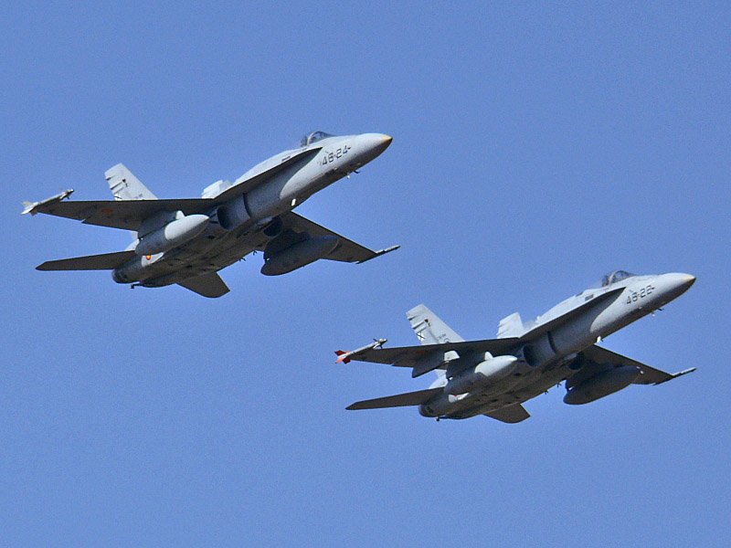 Spain Air Force Mc Donnell C 15 Hornet Airport Gran Canaria (LPA) Oktober 2007