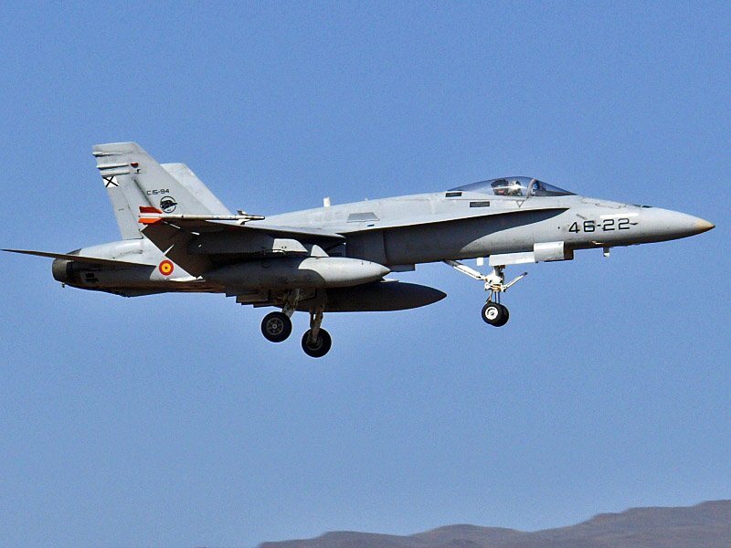 Spain Air Force Mc Donnell C 15 Hornet Airport Gran Canaria (LPA) Oktober 2007