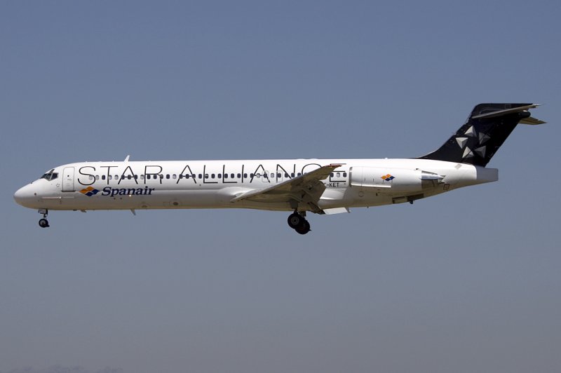 Spanair, EC-KET, McDonnell Douglas, MD-87, 13.06.2009, BCN, Barcelona, Spain 

