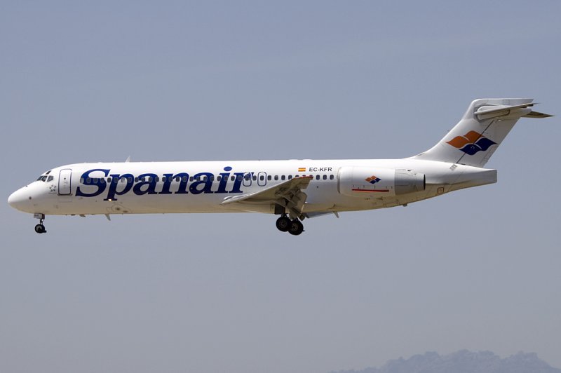 Spanair, EC-KFR, Boeing, B717-2K9, 13.06.2009, BCN, Barcelona, Spain

