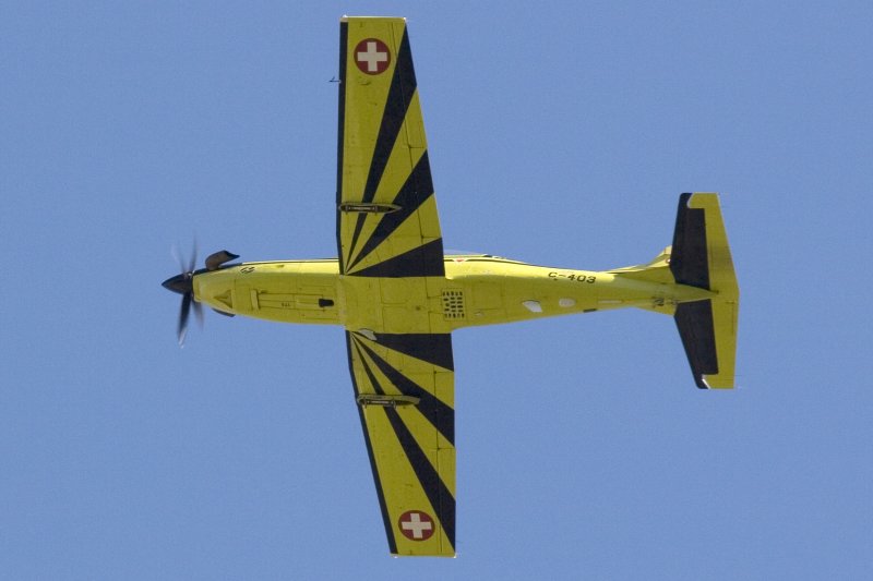 Swiss - Air Force, C-403, Pilatus PC-9; 10.05.2007, LSMS, Sion, Switzerland