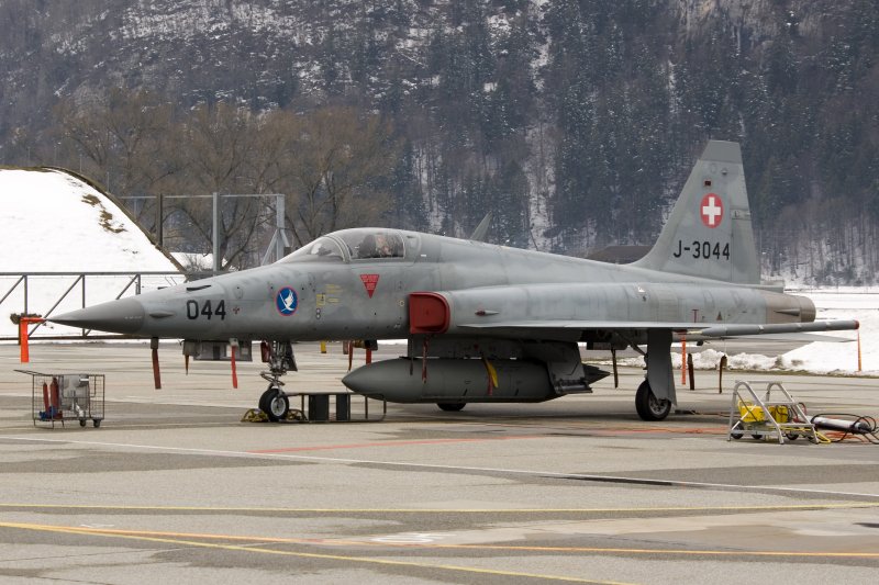 Swiss - Air Force, J-3044, Northrop, F-5E Tiger II; 24.03.2007, LSMM, Meiringen, Switzerland