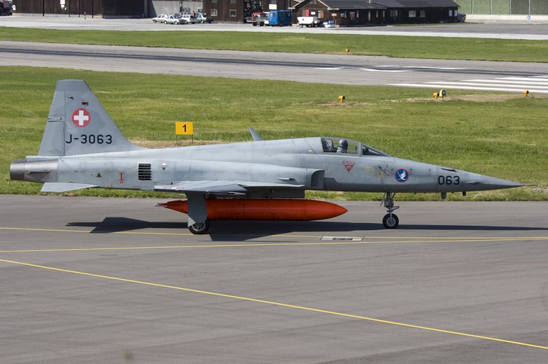 Swiss - Air Force, J-3063, Northrop, F-5E Tiger II; 26.09.2008, LSMS, Sion, Switzerland