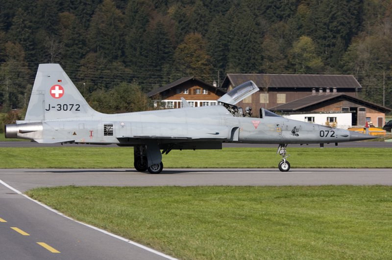 Swiss - Air Force, J-3072, Northrop,F-5E Tiger II; 10.10.2007, LSMM, Meiringen, Switzerland
