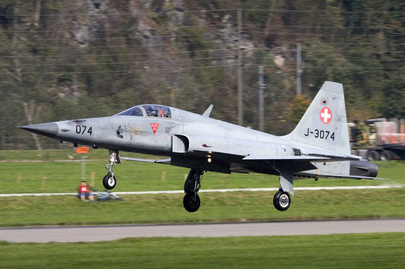 Swiss - Air Force, J-3074, Northrop, F-5E Tiger II; 10.10.2007, LSMM, Meiringen, Switzerland