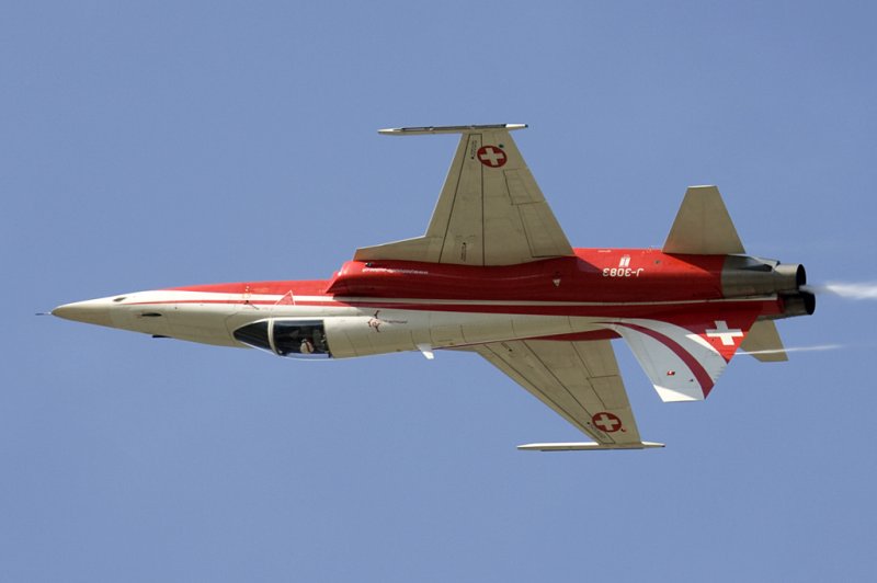 Swiss - Air Force, J-3083, Northrop,F-5E Tiger II; 26.09.2008, LSMS, Sion, Switzerland