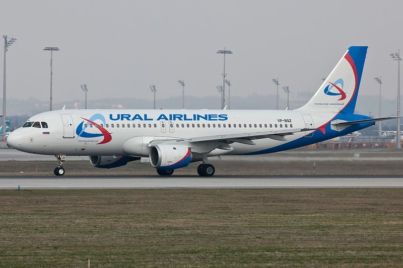 Take off, A320/Ural Airlines/MUC/Mnchen/Germany.