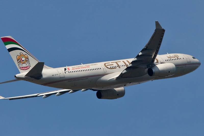 Take off/A330 Etihad/Frankfurt/Fra./05.08.09