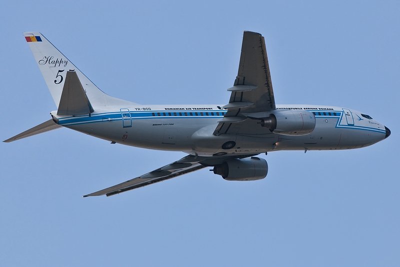 Take off,B737/Tarom_Retro/MUC/Mnchen/Germany.

