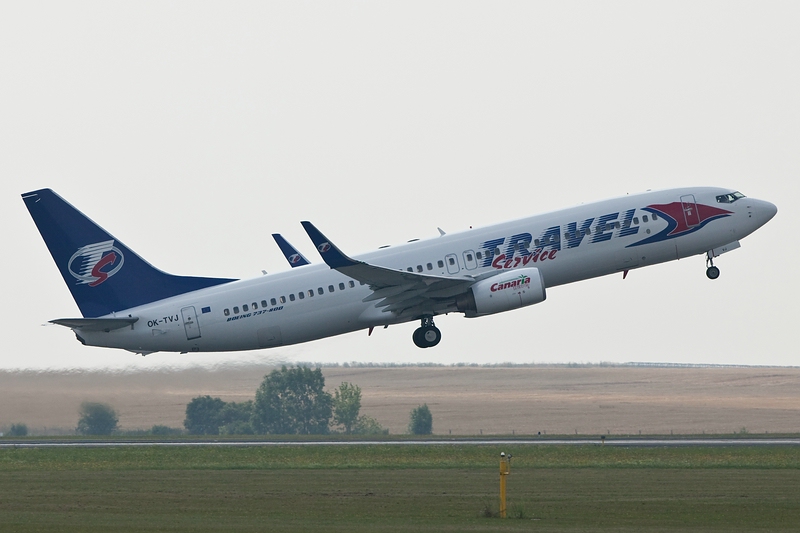 Take off/B737/Travel Service/Prag/PRG/11.08.09.