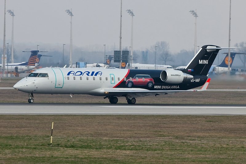 Take off,CRJ200/Adria/MUC/Mnchen/Germany.