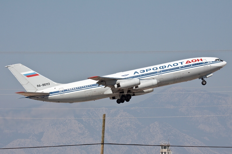 Take off/IL86/Aeroflot Don/Trkei/Antalya (LTAY/AYT).

