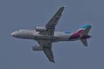 D-AGWJ, Eurowings, Airbus A 319-132, aufgenommen �ber Wien. 05.05.2026