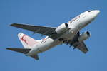 Tunisair Boeing B737-6H3 TS-IOK, cn(MSN): 29496,
Flughafen München, 21.08.2018.