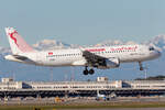 Tunisair, TS-IMF, Airbus, A320-211, 06.11.2021, MXP, Mailand, Italy