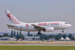 TS-IOL  Tozeur Nefta  / Tunisair / B737-6H3 vor der Landung in MUC aus Enfidha (NBE) 19.07.2014