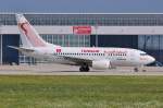 TS-IOM  Carthage  / Tunisair / B737-6H3 beim Start in MUC nach Djerba (DJE) 01.08.2014