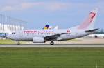 TS-IOP  El Jem  / Tunisair / B737-8H3 beim Start in MUC nach Tunis (TUN) 18.08.2014