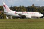 Tunisair, TS-ION, Boeing, B737-6H3, 17.10.2015, GVA, Geneve, Switzerland          