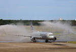 Linienerffnung Philadelphia-Berlin-Tegel, American Airlines, Boeig B 767-323(ER), N384AA, TXL, 08.06.2019