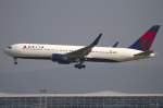 Delta Airlines, N1611B, Boeing, B767-332ER, 24.06.2010, FRA, Frankfurt, Germany 



