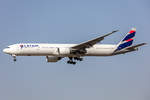 Latam, PT-MUE, Boeing, B777-32W-ER, 24.02.2021, FRA, Frankfurt, Germany