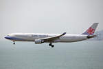 China Airlines, B-18352, Airbus A330-302, msn: 805, 18.April 2014, HKG Hong Kong.