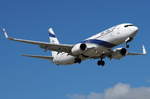 El Al Israel Airlines Boeing B737-8HX(WL) 4X-EKS, cn(MSN): 36433,
Genève-Aéroport, 13.07.2017.