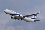 4X-EHB , El Al Israel Airlines , Boeing 737-958ER(WL) , Berlin-Brandenburg  Willy Brandt  , BER , 11.09.2022 