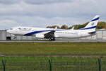 4X-EHF , El Al Israel Airlines , Boeing 737-958ER(WL) ,  Berlin-Brandenburg  Willy Brandt  , BER , 19.10.2022 ,