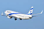 4X-EKO , El Al Israel Airlines , Boeing 737-86Q(WL) , 27.10.2022 , Berlin-Brandenburg  Willy Brandt  , BER , 