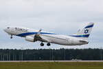 4X-EKU , El Al Israel Airlines , Boeing 737-8Z9(WL) ,  Berlin-Brandenburg  Willy Brandt  , BER , 13.09.2023 , 