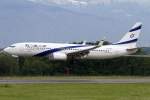 EL AL, 4X-EKS, Boeing, B737-8HX, 10.08.2014, GVA, Geneve, Switzerland         