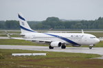 4X-EKL El Al Israel Airlines Boeing 737-85P(WL)  zum Start in München am 19.05.2016