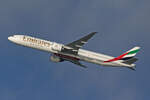 Emirates, A6-EQF, Boeing B777-31HER, msn: 42351/1515, 31.Januar 2026, DXB Dubai, VAE.