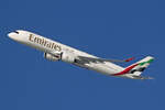 Emirates, A6-EXN, Airbus A350-941, msn: 746, 31.Januar 2026, DXB Dubai, VAE.