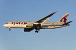 Qatar Airways, A7-BCA, Boeing, B787-8, 29.04.2017, FCO, Roma, Italy        