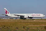 Qatar Airways, A7-BEG, Boeing, B777-3DZ-ER, 09.10.2021, CDG, Paris, France