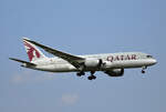Qatar Airways, Boeing B 787-8 Dreamliner, A7-BCL, BER, 05.09.2021