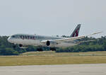 Qatar Airways, Boeing B 787-9 Dreamliner, A7-BHB, BER, 24.06.2022