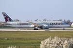 A7-BHJ , Qatar Airways , Boeing 787-9 Dreamliner , Berlin-Brandenburg  Willy Brandt  , BER ,09.04.2023 , 