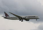 Qatar Airways, Boeing B 787-9 Dreamliner, A7-BHI, BER, 09.06.2026
