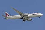Qatar Airways, A7-BHI, Boeing B787-9, msn: 64220/1031, 01.Februar 2026, DOH Doha, Qatar.