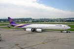 Thai Airways, HS-TND, Airbus A340-642, msn: 710,  Phetchaburi , 26.August 2007, ZRH Zürich, Switzerland.