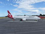 VH-VXL, Boeing 737-8, Qantas, Hobart Airport (HBA), 4.1.2018