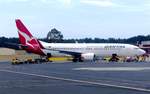VH-VXA, Boeing 737-838, Qantas, Hobart Airport (HBA), 13.1.2018