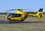 EC 135P2, D-HBYF, ADAC Christoph 6, vor der ADAC-Werft in EDKB - 19.09.2020