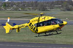 EC 145 (BK 117-C2), D-HLRG, ADAC Christoph 77 hovert in EDKB - 30.03.2021