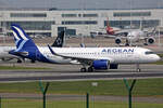 Aegean Airlines, SX-NEJ, Airbus A320-271N, msn: 11384, 21.Mai 2023, BRU Brüssel, Belgium.